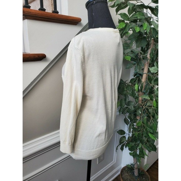 Loft V-Neck Button Long Sleeve Cardigans Sweaters - Picture 6 of 10